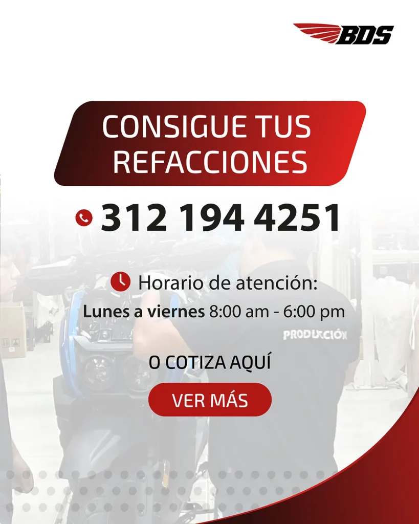 Cotiza tus refacciones para tu moto