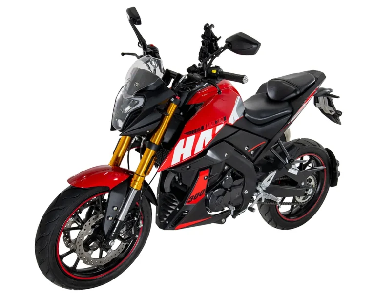 Hawk 300 motocicleta urbana 271 cc vista perspectiva izquierda