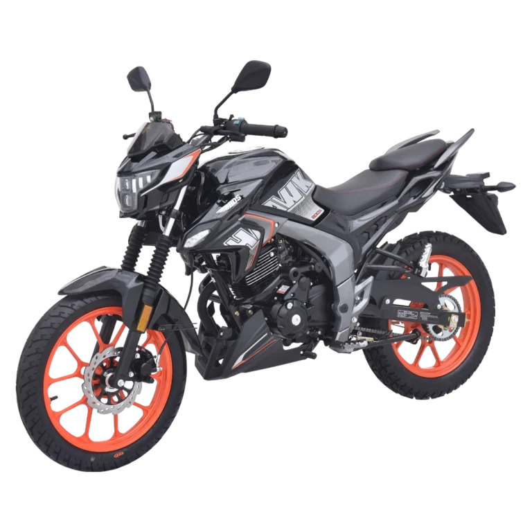 Hawk 200 motocicleta urbana 200 cc vista perspectiva izquierda