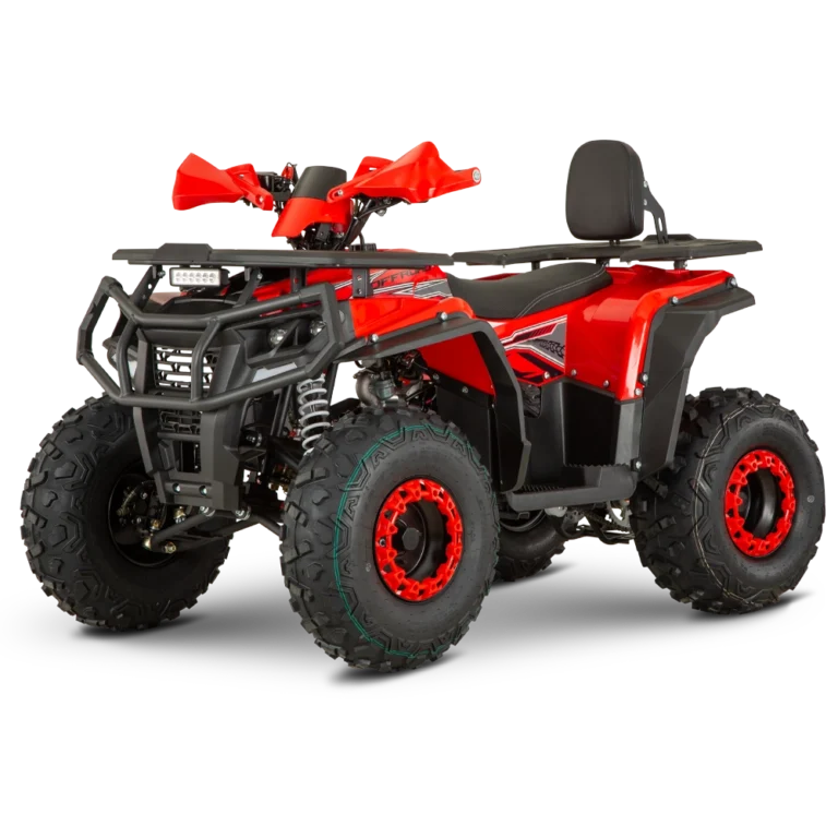 Jambo 125 cuatrimoto 125 cc vista perspectiva izquierda rojo