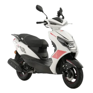 Motoneta SB 180 blanca con transmisión automática