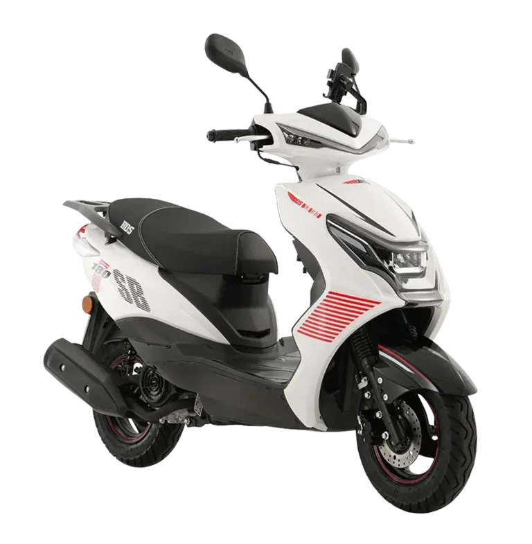 Motoneta SB 180 blanca con transmisión automática