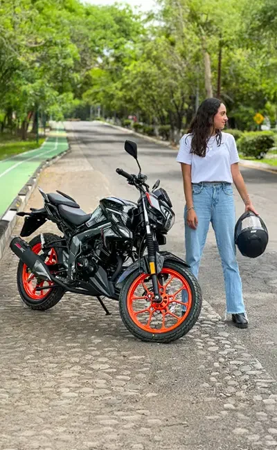 Moto urbana Hawk 200 de 200 cc