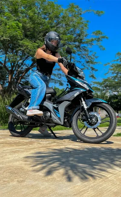 Saeta CB 125 moto urbana 125 cc semiautomática