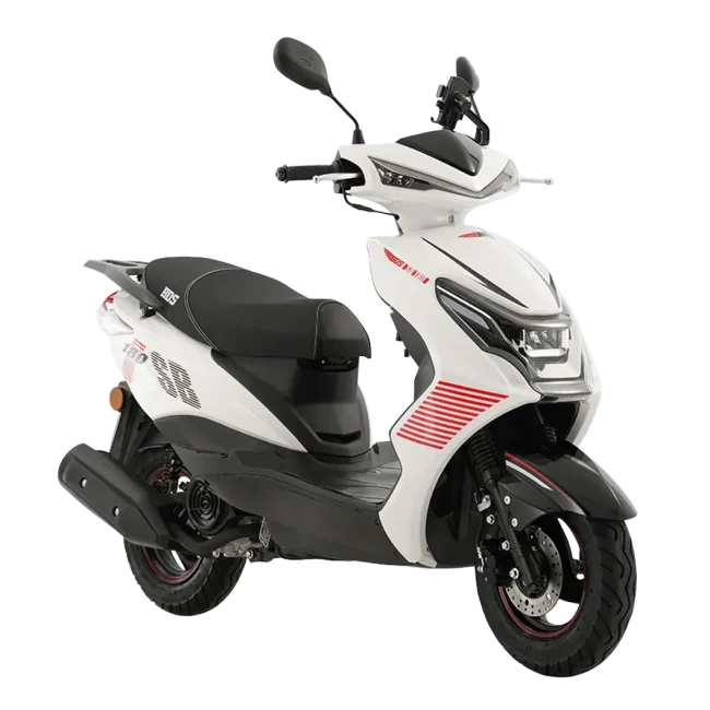 Motoneta SB 180 blanca con transmisión automática